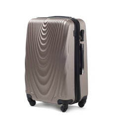 Mažas lagaminas Wings, BS304C S auksinis kaina ir informacija | Lagaminai, kelioniniai krepšiai | pigu.lt