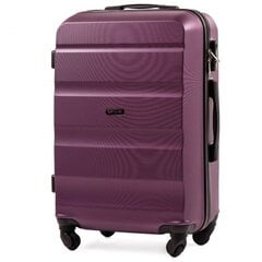 Vidutinis lagaminas Wings, violetinis kaina ir informacija | Lagaminai, kelioniniai krepšiai | pigu.lt