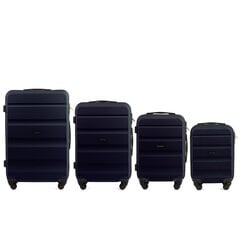 Mažas lagaminas Wings, mėlynas kaina ir informacija | Lagaminai, kelioniniai krepšiai | pigu.lt