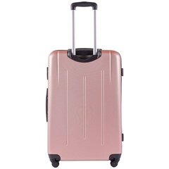 Didelis lagaminas Wings, rožinis kaina ir informacija | Lagaminai, kelioniniai krepšiai | pigu.lt