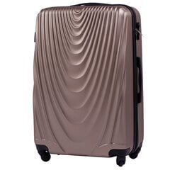 Vidutinis lagaminas Wings, auksinis kaina ir informacija | Lagaminai, kelioniniai krepšiai | pigu.lt