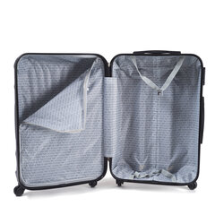 Vidutinis lagaminas Wings, sidabrinis kaina ir informacija | Lagaminai, kelioniniai krepšiai | pigu.lt