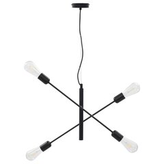 Pakabinami šviestuvas su kaitrinėmis lemputėmis, juodas, 2W, E27 цена и информация | Подвесной светильник | pigu.lt