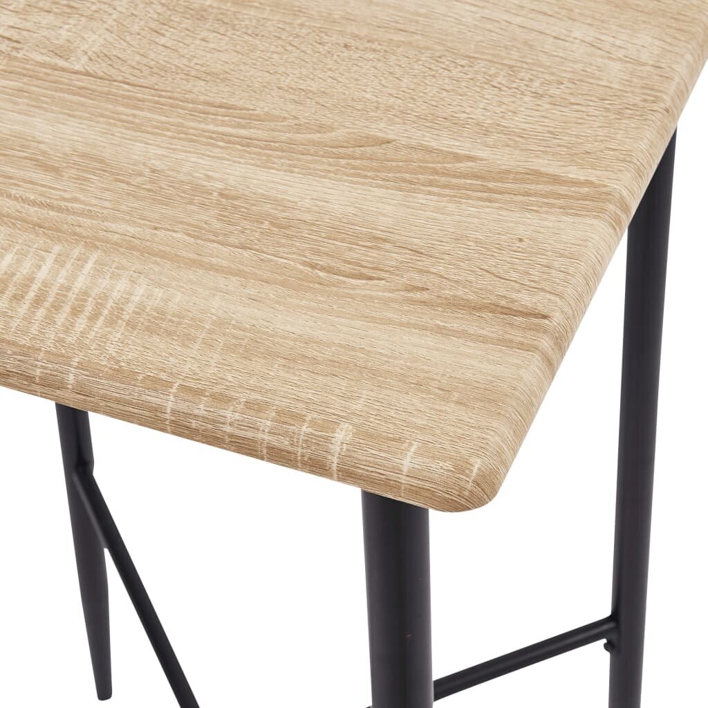 Baro stalas, 60x60x111cm, ąžuolo spalvos цена и информация | Virtuvės ir valgomojo stalai, staliukai | pigu.lt