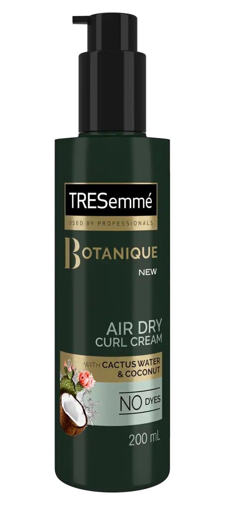Kremas garbanotiems plaukams Tresemme Botanique Air Dry Curl Cactus Water&Coconut 200 ml kaina ir informacija | Priemonės plaukų stiprinimui | pigu.lt