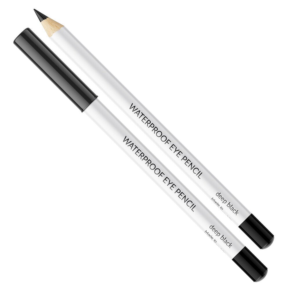 Akių kontūro apvadas Vipera Waterproof Eye Pencil 1 g, Deep Black, vandeniui atsparus kaina ir informacija | Akių šešėliai, pieštukai, blakstienų tušai, serumai | pigu.lt