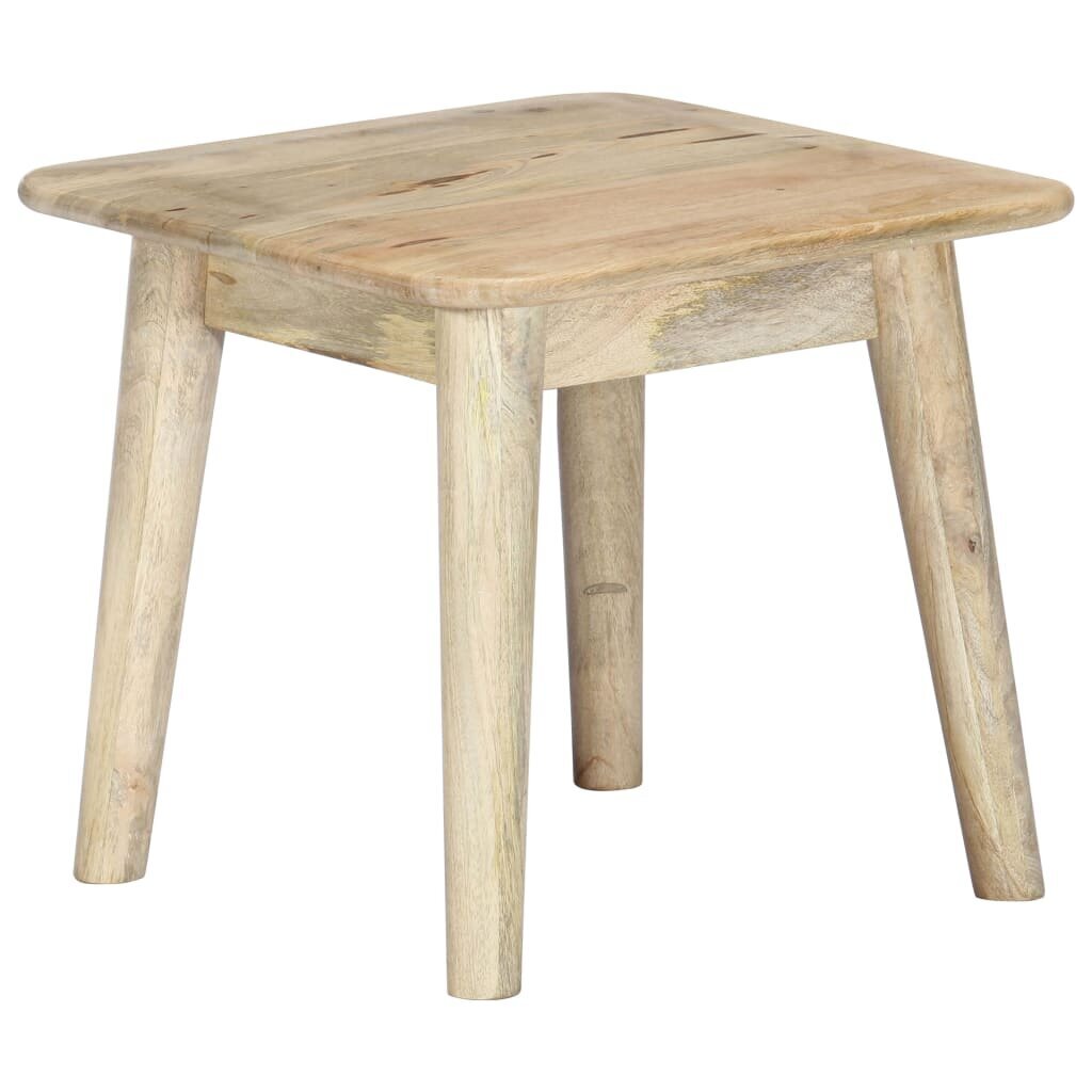 Kavos staliukas, 45x45x40cm, mango medienos masyvas kaina ir informacija | Kavos staliukai | pigu.lt