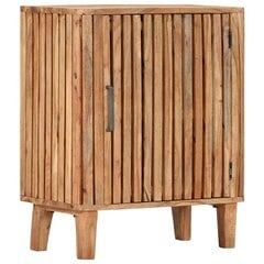 vidaXL Šoninė spintelė, 60x35x73cm, akacijos medienos masyvas kaina ir informacija | Svetainės spintelės | pigu.lt