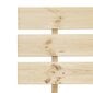 Lovos rėmas iš pušies medienos, 180x200 cm, rudos spalvos kaina ir informacija | Lovos | pigu.lt