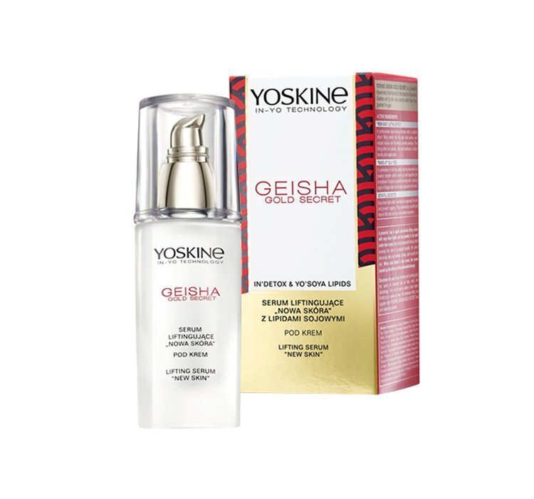 Veido serumas su odą pakeliančiu efektu Yoskine Geisha Gold Secret 30 ml kaina ir informacija | Veido aliejai, serumai | pigu.lt