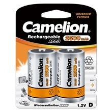 Camelion элементы Rechargeable Batteries Ni-MH, D/HR20, 2500 мАч, 2 шт. цена и информация | Camelion Сантехника, ремонт, вентиляция | pigu.lt