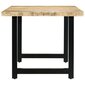 Stalas, 180x90x76 cm, rudas kaina ir informacija | Virtuvės ir valgomojo stalai, staliukai | pigu.lt