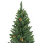 Dirbtinė kalėdinė eglutė su kankorėžiais, 180 cm, žalia kaina ir informacija | Eglutės, vainikai, stovai | pigu.lt