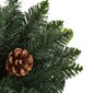Dirbtinė kalėdinė eglutė su kankorėžiais, 180 cm, žalia цена и информация | Eglutės, vainikai, stovai | pigu.lt