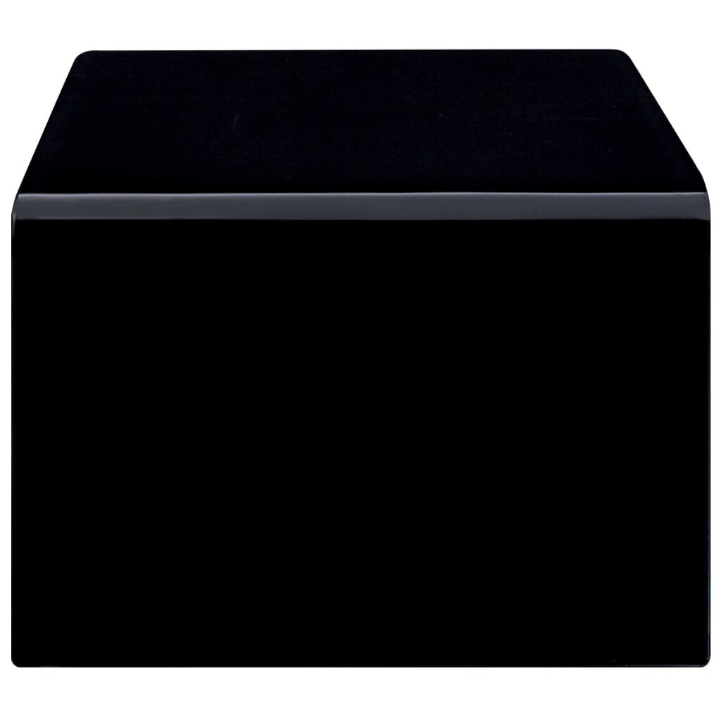 Kavos staliukas, 98x45x31cm, juodos spalvos kaina ir informacija | Kavos staliukai | pigu.lt