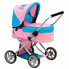 Universalus lėlių vežimėlis su lopšeliu Bino kaina ir informacija | Žaislai mergaitėms | pigu.lt