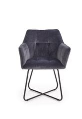 2-jų kėdžių komplektas Halmar K377, pilkas kaina ir informacija | Virtuvės ir valgomojo kėdės | pigu.lt