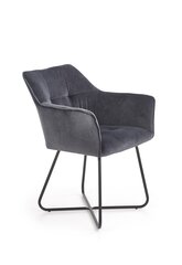 2-jų kėdžių komplektas Halmar K377, pilkas kaina ir informacija | Virtuvės ir valgomojo kėdės | pigu.lt