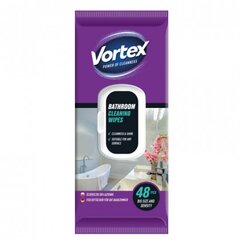 Влажные салфетки для ванной комнаты Vortex, 48 шт. цена и информация | Очистители | pigu.lt