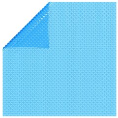 Baseino uždangalas, mėlynas, 975x488cm, PE цена и информация | Аксессуары для бассейнов | pigu.lt