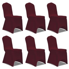 Kėdžių užvalkalai, 12vnt., vyšninės sp., įtempiami (2x241200) kaina ir informacija | Baldų užvalkalai | pigu.lt