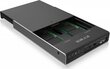 Icy Box IB-2812CL-U3 kaina ir informacija | Vidiniai kietieji diskai (HDD, SSD, Hybrid) | pigu.lt
