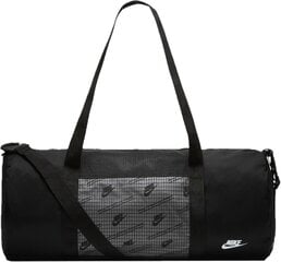 Sportinis krepšys Nike NK Heritage Duffle - Prm Mtrl Black, juoda kaina ir informacija | Kuprinės ir krepšiai | pigu.lt