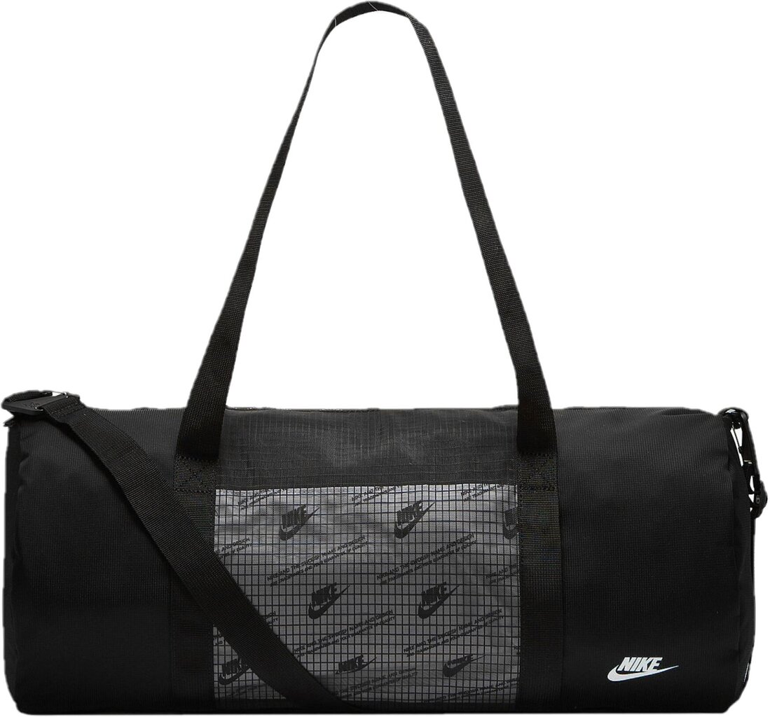 Sportinis krepšys Nike NK Heritage Duffle - Prm Mtrl Black, juoda цена и информация | Kuprinės ir krepšiai | pigu.lt