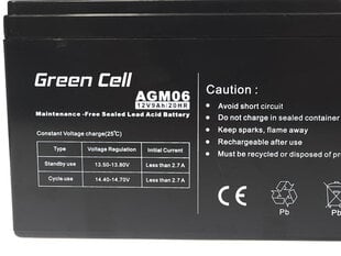 Green Cell AGM06 kaina ir informacija | Nepertraukiamo maitinimo šaltiniai (UPS) | pigu.lt