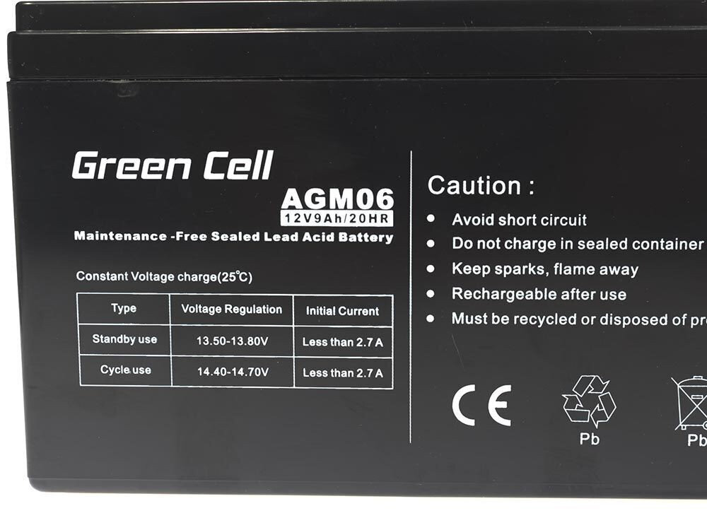 Green Cell AGM06 kaina ir informacija | Nepertraukiamo maitinimo šaltiniai (UPS) | pigu.lt