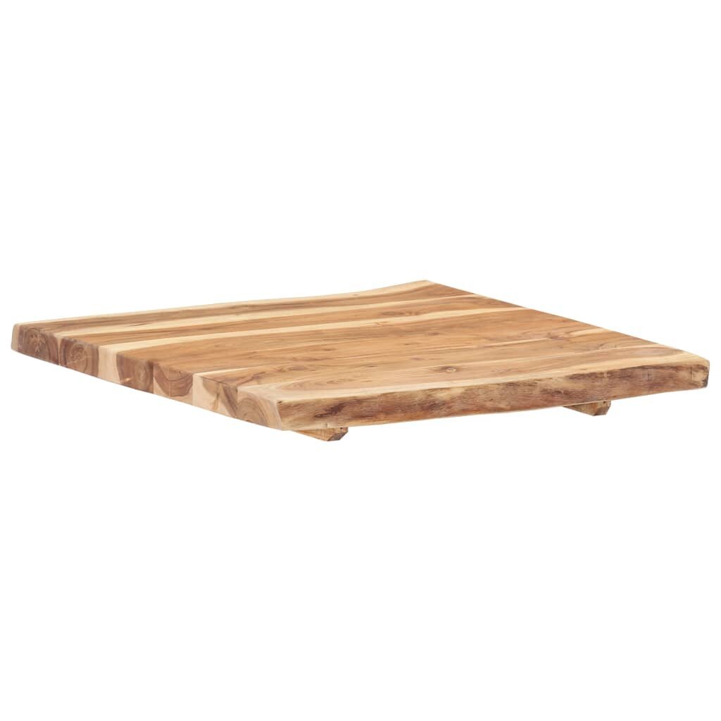 vidaXL Stalviršis, 60x(50-60)x3,8cm, akacijos medienos masyvas kaina ir informacija | Virtuvės stalviršiai | pigu.lt