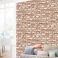 Tapetai Dutch Wallcoverings EW3102, raudonos spalvos, plytų dizaino kaina ir informacija | Tapetai | pigu.lt