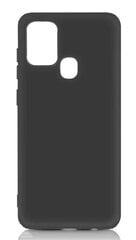 Evelatus  Samsung A21s Soft Touch Silicone Black цена и информация | Чехлы для телефонов | pigu.lt