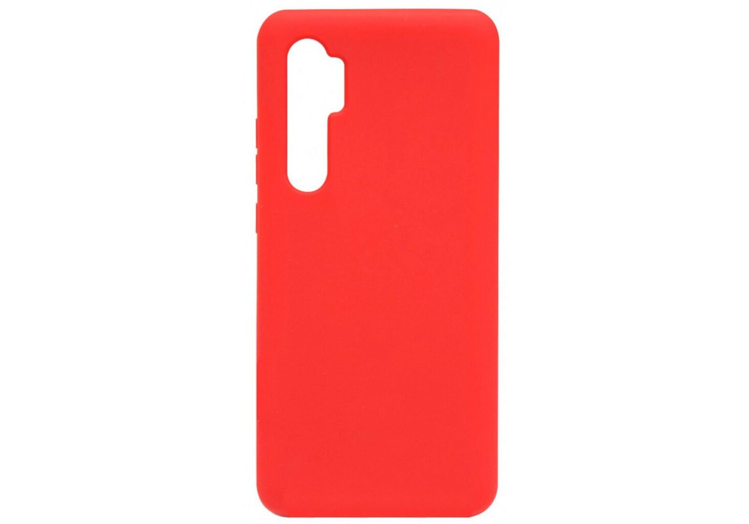 Evelatus Soft Touch Silicone Case, skirtas Xiaomi Mi Note 10 Lite, raudonas kaina ir informacija | Telefono dėklai | pigu.lt