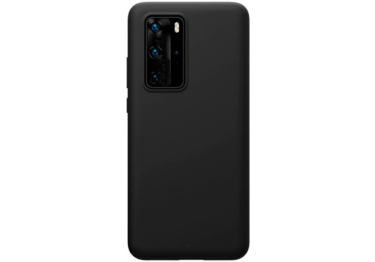 Evelatus Soft Touch Silicone Case, skirtas Huawei P40 Pro, juodas kaina ir informacija | Telefono dėklai | pigu.lt