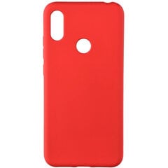 Evelatus Soft Touch Silicone Case, skirtas Huawei Y6S, raudonas kaina ir informacija | Telefono dėklai | pigu.lt