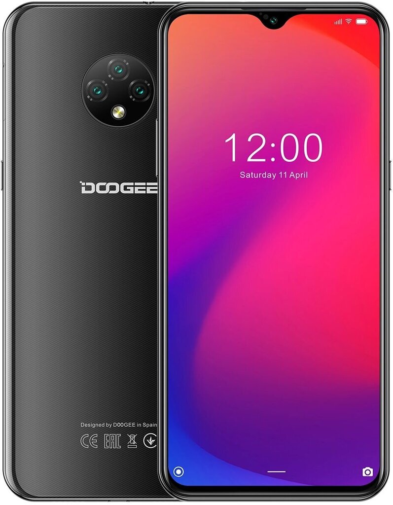 DOOGEE X95, 16GB, Starry Black kaina ir informacija | Mobilieji telefonai | pigu.lt