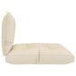 Pagalvėlės sofai iš palečių, 2vnt., kreminės spalvos, audinys kaina ir informacija | Pagalvės, užvalkalai, apsaugos | pigu.lt