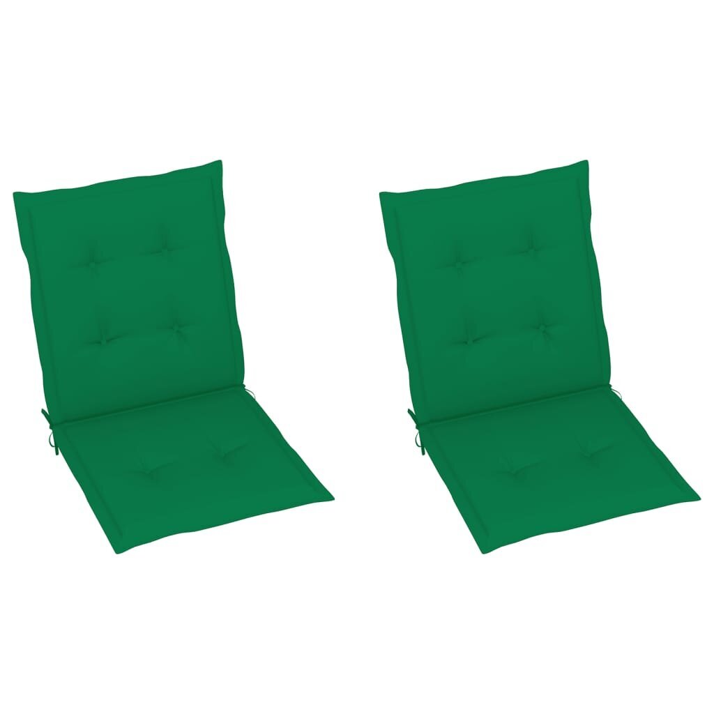 Sodo kėdės pagalvėlės, 2vnt., žalios kaina ir informacija | Dekoratyvinės pagalvėlės ir užvalkalai | pigu.lt