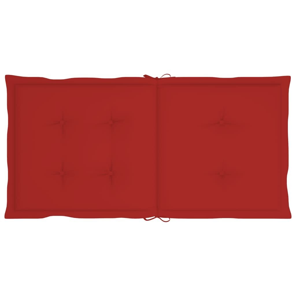 Sodo kėdės pagalvėlės, 2vnt., raudonos kaina ir informacija | Dekoratyvinės pagalvėlės ir užvalkalai | pigu.lt