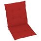 Sodo kėdės pagalvėlės, 4vnt., raudonos цена и информация | Dekoratyvinės pagalvėlės ir užvalkalai | pigu.lt