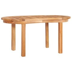 Kavos staliukas, 90x50x45 cm, tikmedžio medienos masyvas kaina ir informacija | Kavos staliukai | pigu.lt
