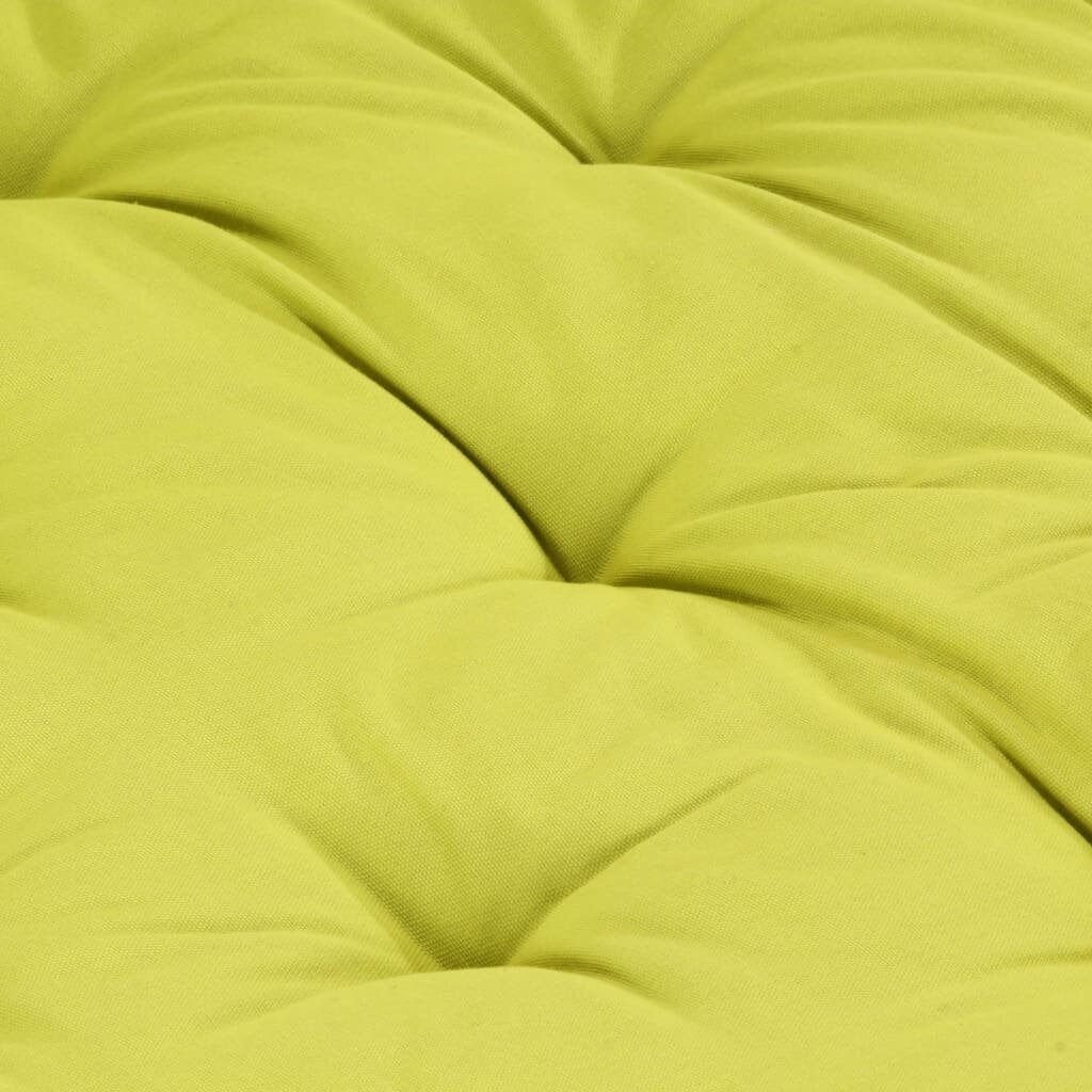 Paletės/grindų pagalvėlė, žalios spalvos, 120x40x7cm, medvilnė kaina ir informacija | Pagalvės, užvalkalai, apsaugos | pigu.lt