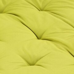Paletės/grindų pagalvėlė, žalios spalvos, 120x80x10cm, medvilnė цена и информация | Подушки, наволочки, чехлы | pigu.lt