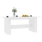 Valgomojo stalas, 180x90x76 cm, baltas kaina ir informacija | Virtuvės ir valgomojo stalai, staliukai | pigu.lt