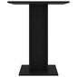 Bistro staliukas vidaXL, 60x60x75 cm, MDP, juodos spalvos kaina ir informacija | Virtuvės ir valgomojo stalai, staliukai | pigu.lt