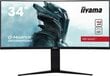 Iiyama GB3466WQSU-B1 kaina ir informacija | Monitoriai | pigu.lt