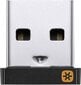Logitech USB Unifying 910-005931, juoda/sidabrinė цена и информация | Pelės | pigu.lt