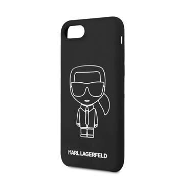 Karl Lagerfeld Silicone Cover Ikonic Kryt , skirtas iPhone 7/8/SE 2020, juodas цена и информация | Telefono dėklai | pigu.lt