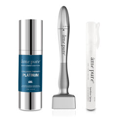 Mikroadatinės terapijos rinkinys vyrams skirtas veidui ir kūnui âme pure® Adjustable Derma Stamp PLATINUM GENTLEMEN KIT kaina ir informacija | Veido masažuokliai, valymo įrankiai | pigu.lt